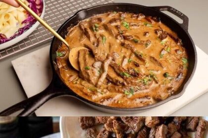 Das bereite ich 3x Pro Woche, Boeuf Stroganoff unglaublich lecker! Rezept