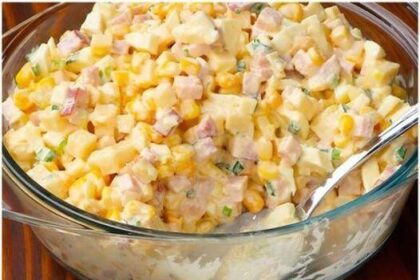 Ess mich Dumm Salat mit Mayo und 1 Packung Kochschinken Rezept