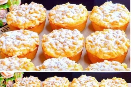 Fantastische Streuselmuffins mit Quark