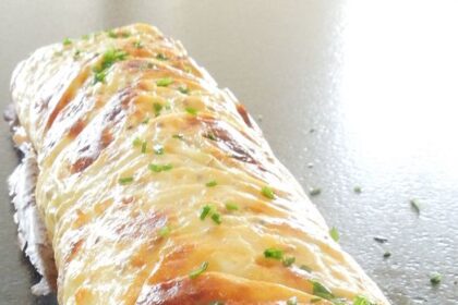 Hackfleisch Käse Rolle mit 400 gr Rinderhack & 1 Rolle Blätterteig
