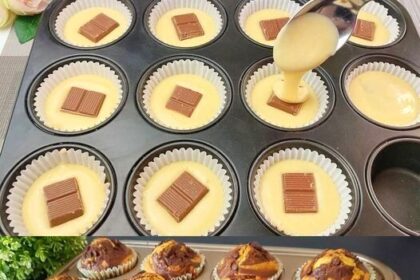 Superleckere Muffins in 2 Minuten bereit für den Ofen