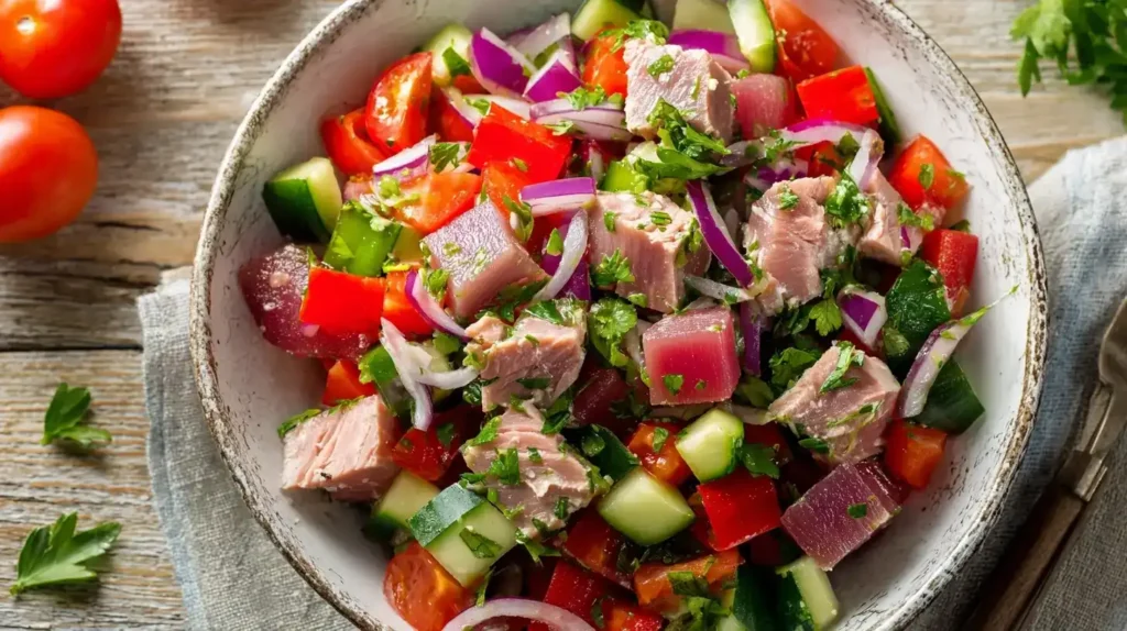 Thunfischsalat Rezept – schnell, einfach und gesund zubereitet