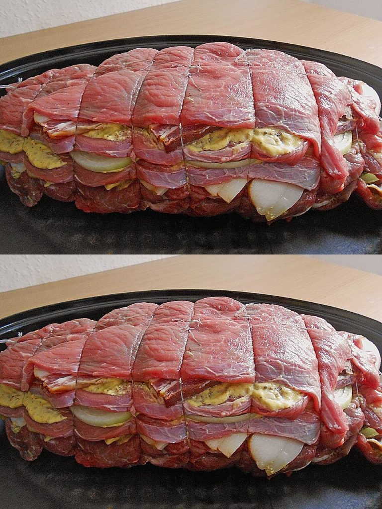 Schichtbraten in Senfsauce, mein Mann fragt ständig wann es das wieder gibt!