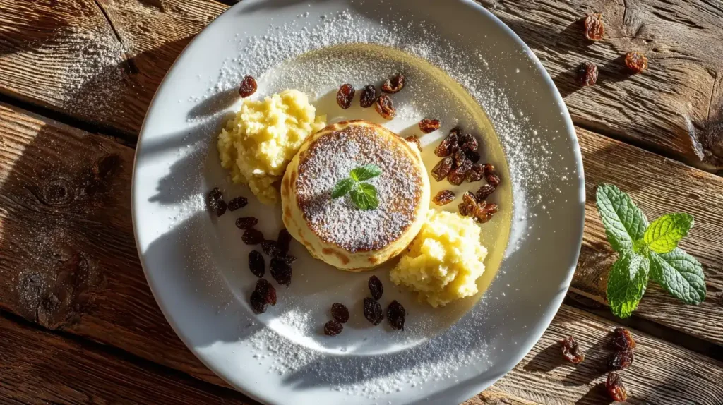 Quarkkeulchen-Rezept mit Kartoffeln, Quark und Rosinen