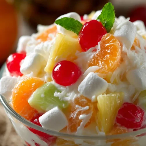 Ambrosia Fruit Salad Recipe Rezept 2 Ambrosia Fruit Salad Recipe
