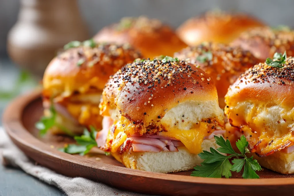 Baked Ham and Cheese Sliders Recipe Rezept 1 Baked Ham and Cheese Sliders Recipe 2
