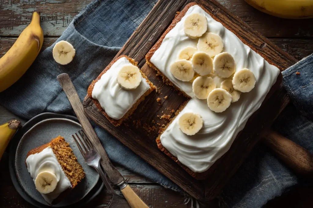 Banana Sheet Cake Recipe Rezept 1 Banana Sheet Cake Recipe 2