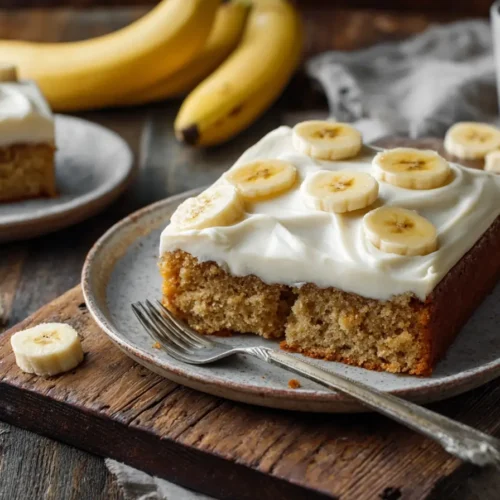 Banana Sheet Cake Recipe Rezept 2 Banana Sheet Cake Recipe