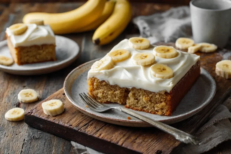 Banana Sheet Cake Recipe