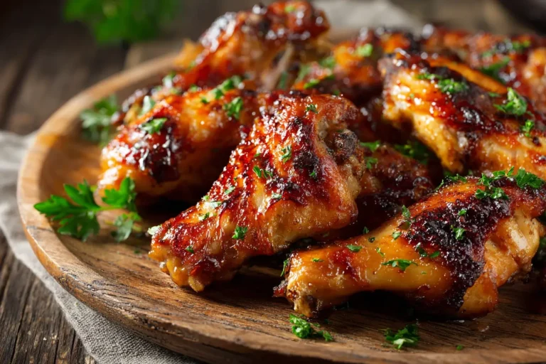 Caramelized Baked Chicken Legs-Wings Recipe