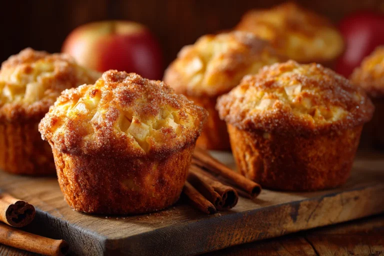 Cinnamon Sugar Apple Muffins