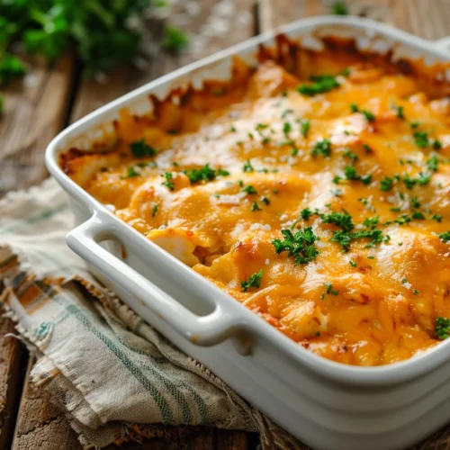 einfacher käsiger Hähnchenauflauf Rezept 2 Einfacher käsiger Hähnchenauflauf – Das perfekte Wohlfühlessen