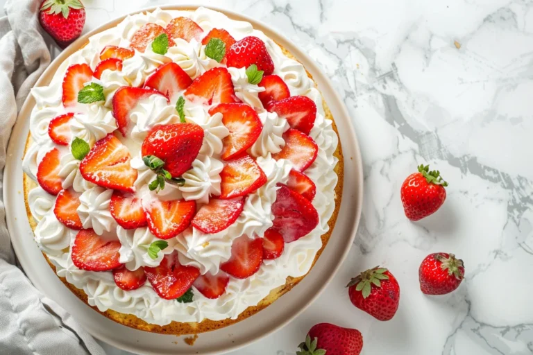 Erdbeer Tres Leches Kuchen