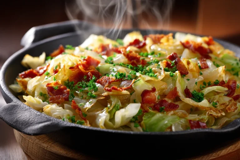 Fried Cabbage with Bacon Recipe
