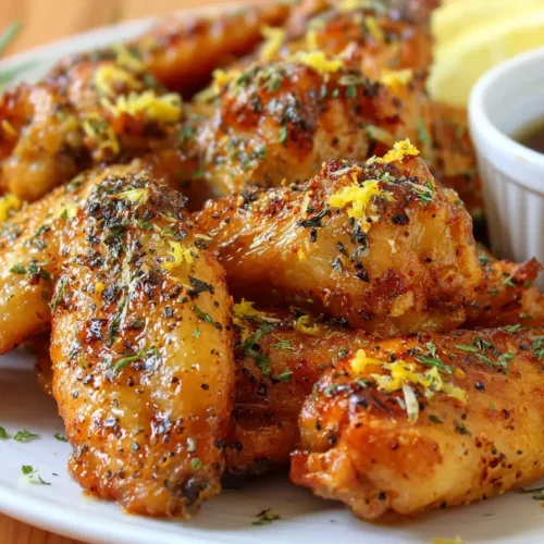 Honey Lemon Pepper Wings Recipe Rezept 2 Honey Lemon Pepper Wings Recipe