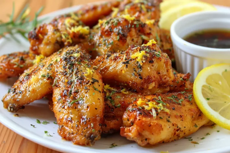 Honey Lemon Pepper Wings Recipe