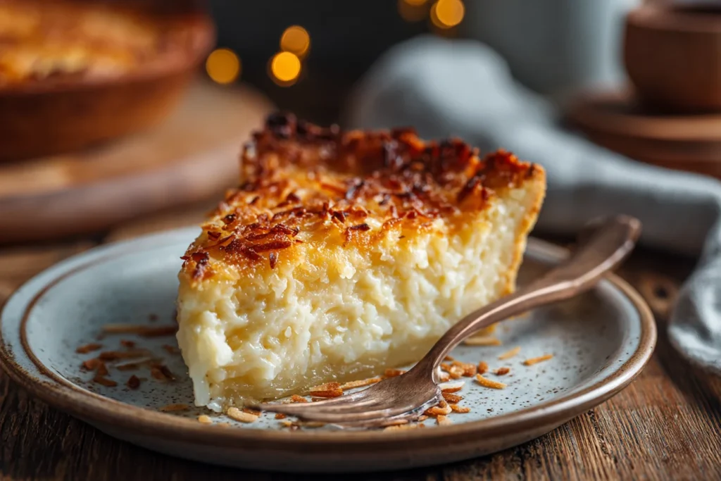 Impossible Coconut Custard Pie Recipe Rezept 1 Impossible Coconut Custard Pie Recipe