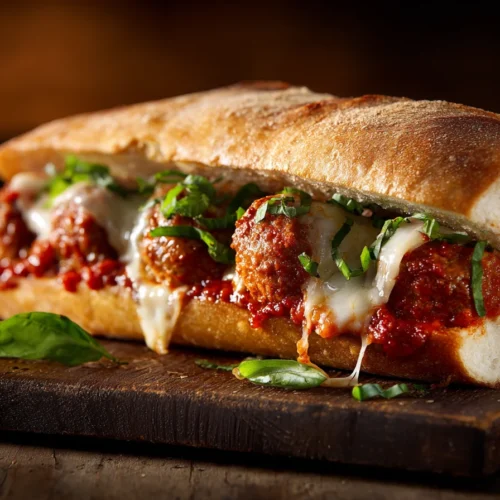 Italienisches Meatball Sandwich Rezept 2 Italienisches Meatball Sandwich
