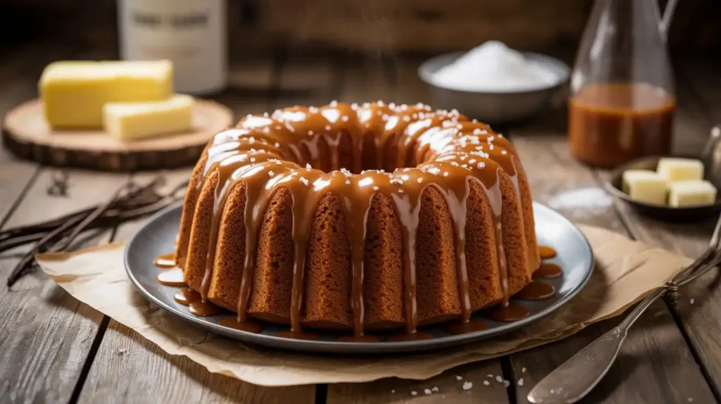 Kentucky Butter Cake mit gesalzenem Karamell Rezept 1 Kentucky Butter Cake mit gesalzenem Karamell 2