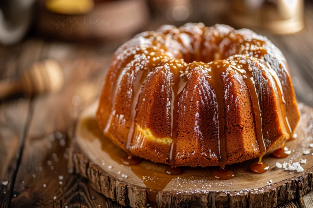 Kentucky Butter Cake mit gesalzenem Karamell 3