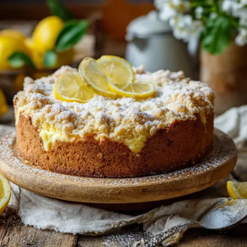 Lemon Cream Cheese Crumb Cake Recipe Rezept 2 Lemon Cream Cheese Crumb Cake Recipe