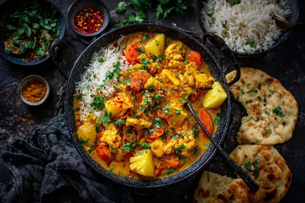 Madras Curry mit Ananas Rezept 2