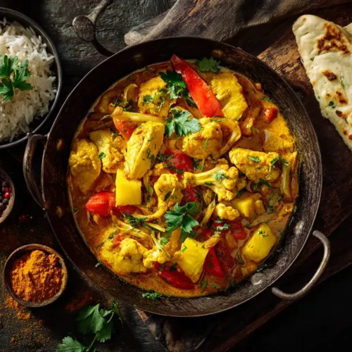 Madras Curry mit Ananas Rezept