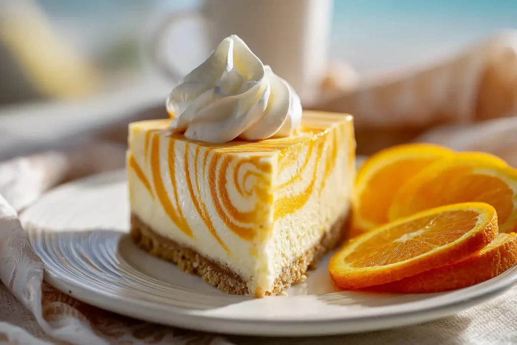 No-Bake Orange Creamsicle Cheesecake Recipe Rezept 1 No-Bake Orange Creamsicle Cheesecake Recipe 2