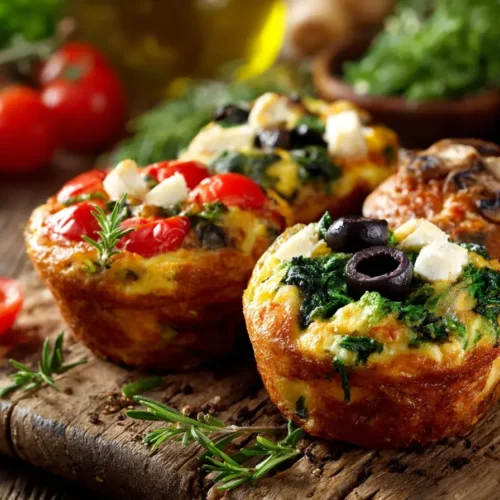 Omelette-Muffins mit dreierlei Füllung