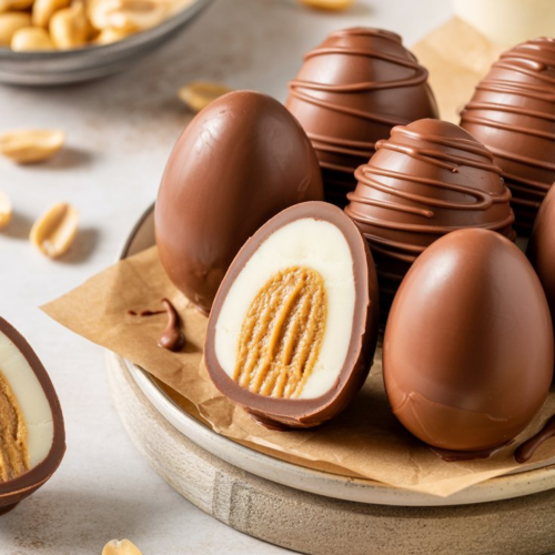 Erdnussbutter-Eier – Ein köstlicher Genuss! Rezept 3 Erdnussbutter-Eier – Ein köstlicher Genuss!