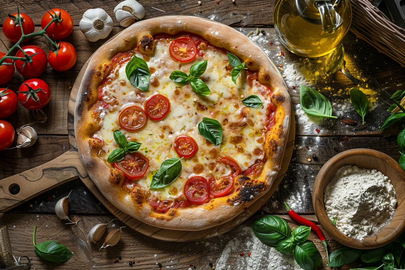 Pizzateig Grundrezept – Original wie vom Italiener – Schnell und Einfach Pizzateig Grundrezept – Original wie vom Italiener – Schnell und Einfach