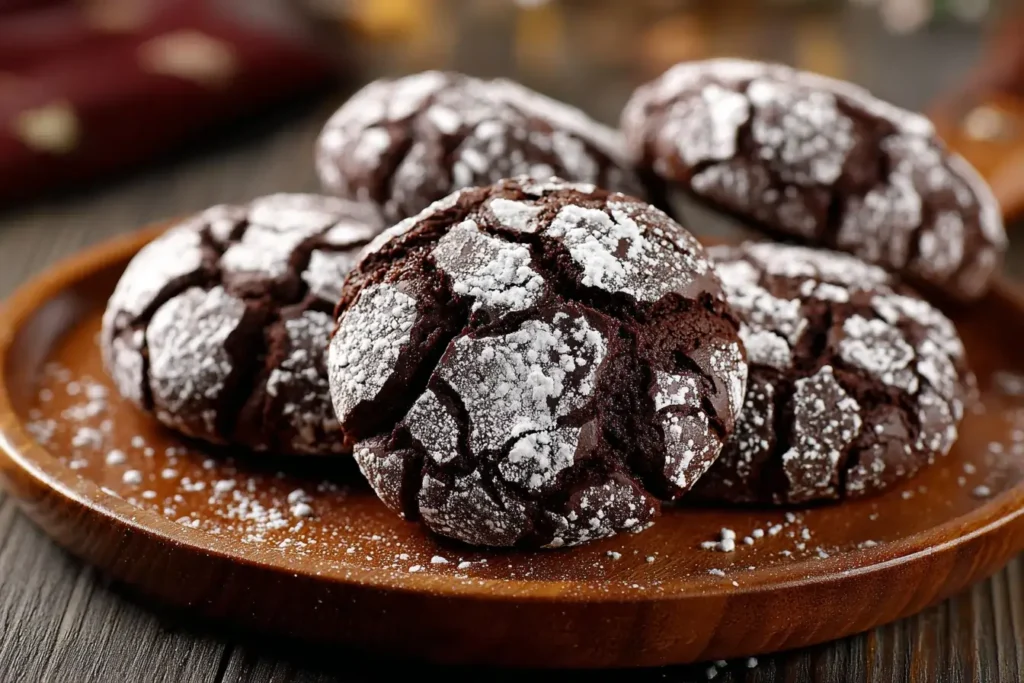 Schokoladen-Crinkle-Cookie Rezept