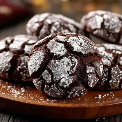 Schokoladen-Crinkle-Cookie Rezept