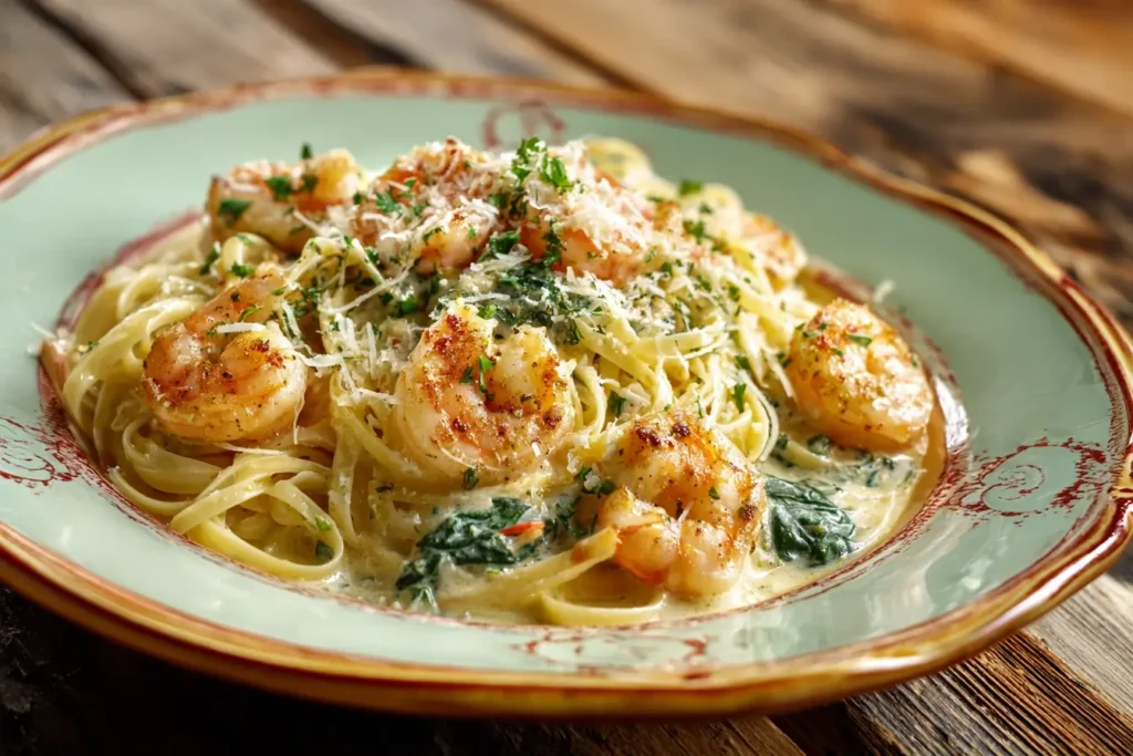 Shrimp and Spinach Pasta Recipe 2