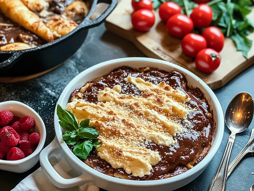 Südstaaten Schokoladen Cobbler Rezept 1 Südstaaten Schokoladen Cobbler 2