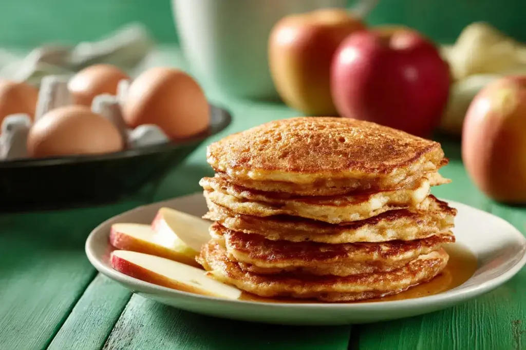 Apfelküchle – Omas süßer Klassiker neu entdeckt Goldbraune Apfelküchle frisch aus der Pfanne mit Zimtzucker bestreut