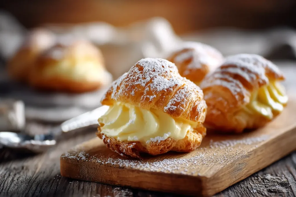 Cannoncini mit Vanillecreme Rezept