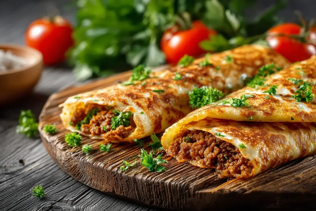 Einfacher Lahmacun-Wrap Rezept