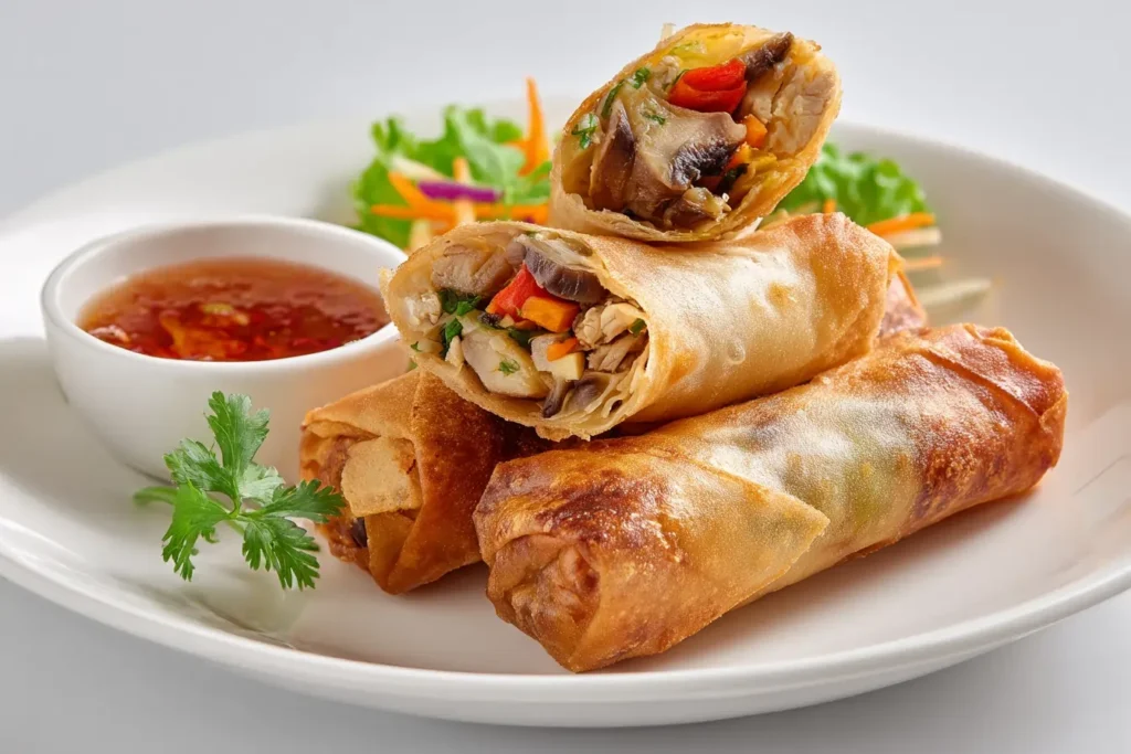 Frühlingsrollen aus dem Ofen Rezept