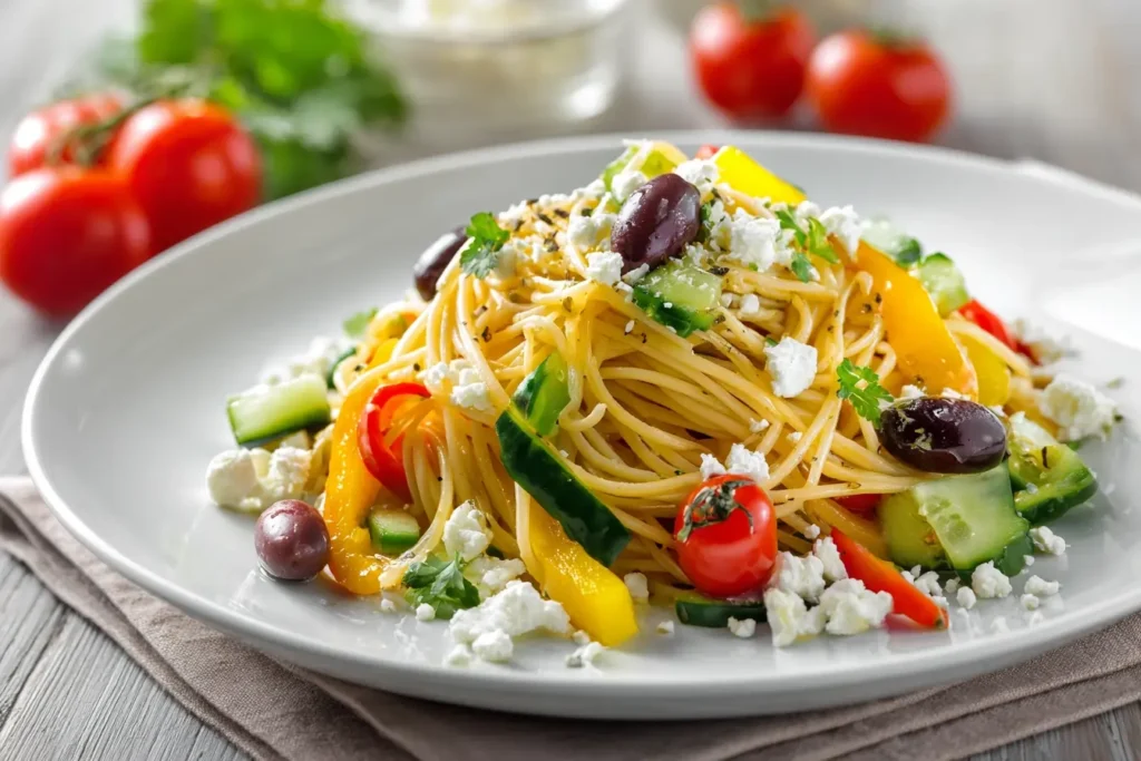 Spaghettisalat schnell gemacht 2