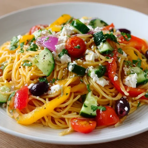 Spaghettisalat schnell gemacht