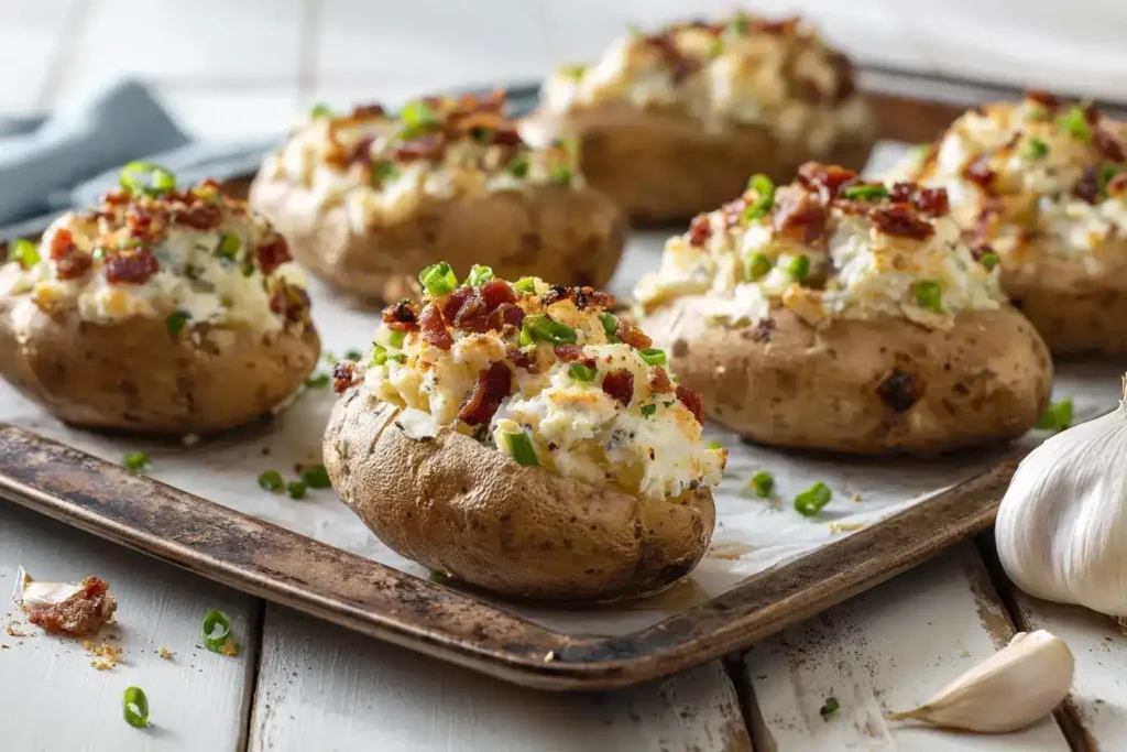 Flammkuchen-Kartoffeln – Ein herzhafter Genuss aus dem Ofen
