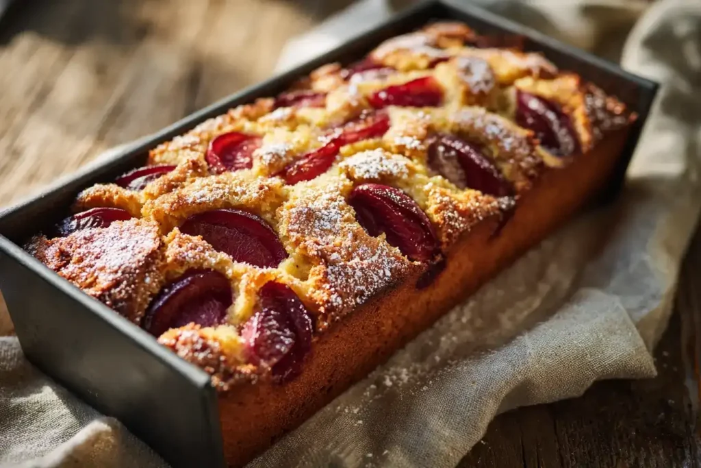 Pflaumenkuchen aus der Kastenform 2
