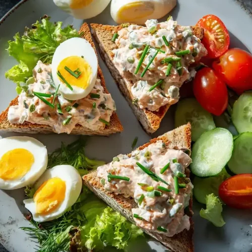 Cremiger Lachs-Aufstrich serviert auf Brot und Crackern mit frischem Dill und Zitronenzeste