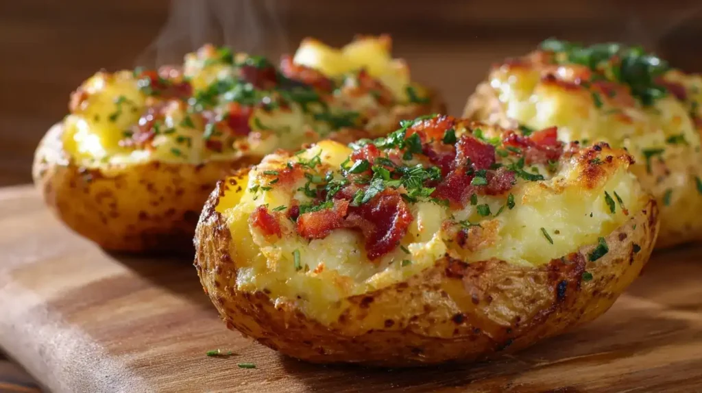 Ofenkartoffeln aus dem Airfryer – cremig gefüllt und goldbraun