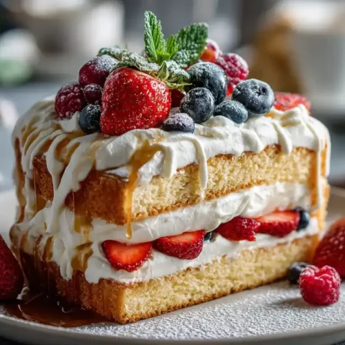 Milchmädchenkuchen Rezept mit cremiger Sahnefüllung und Kondensmilch