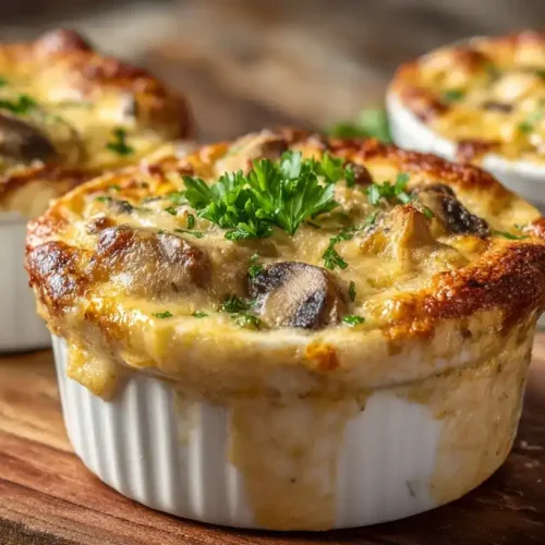 Würzfleisch Rezept im Ofen überbacken mit Käse